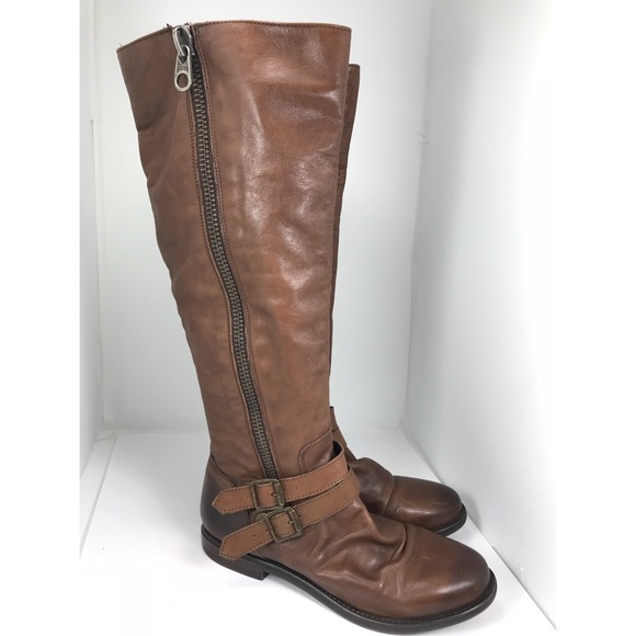 steve madden tall leather boots